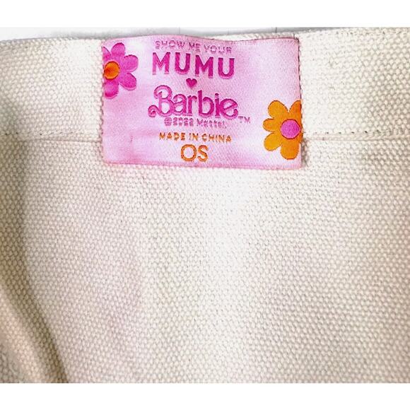 Barbie x Mumu Shoreline Beach Bag Tote NWOT - Picture 5 of 10